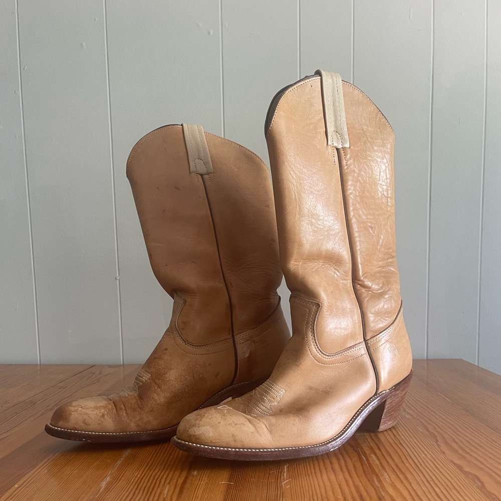 Frye Vintage Men’s Leather Cowboy Boots